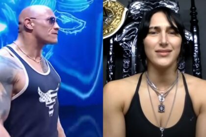 Dwayne "The Rock" Johnson Commends Rhea Ripley's Badassery and Fun Backstage Banter at WWE Day 1