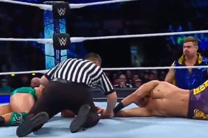 Referee Abruptly Ends Carmelo Hayes vs. Austin Theory Match on WWE SmackDown Amidst Heartbreaking Injury