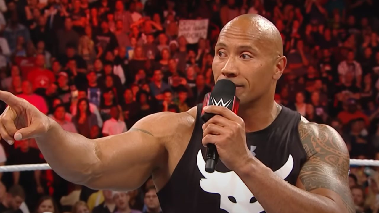 The Rock's Fashion Statement: Versace Shirt Steals Spotlight on SmackDown 2/16