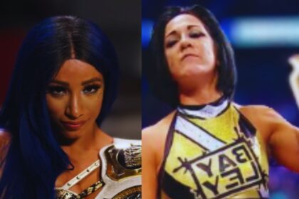 Unveiling the Mystery: WWE's Dynamic Duo Bayley and Sasha Banks at Super Bowl LVIII!