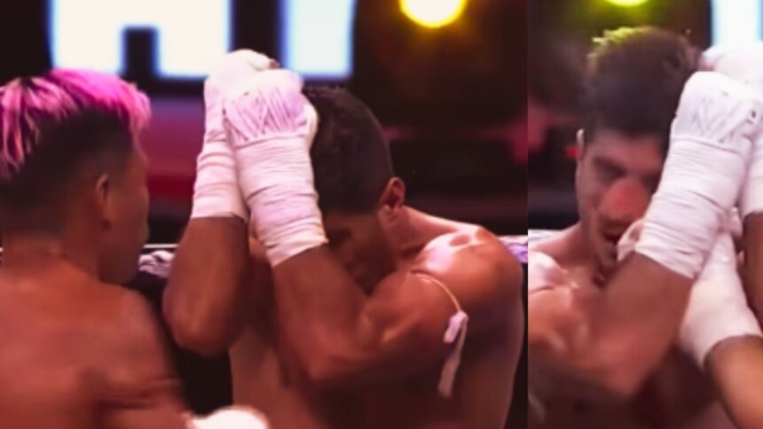 Kickboxer's Devastating Uppercut Leaves Opponent with Severe Nose Injury!
