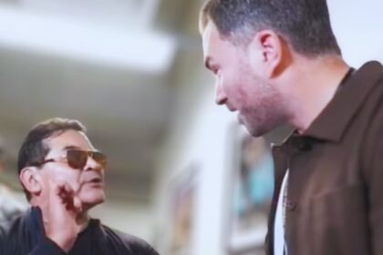 The Unforgettable Backstage Moment Between Eddie Hearn and Ryan Garcia's Father!