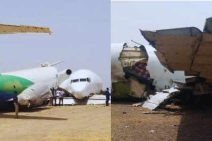 Cargo Plane's Emergency Landing Ends in Collision at Malakal Airport!