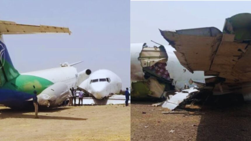 Cargo Plane's Emergency Landing Ends in Collision at Malakal Airport!