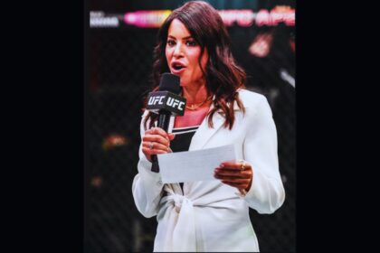 "Shocker: Charly Arnolt Makes UFC History, Filling in for Joe Martinez as First Female Ring Announcer!"