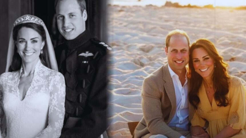"Royal Shock: Kate and William's Unseen Wedding Portrait Revealed on 13th Anniversary!"