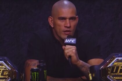 Alex Pereira promises to somewhat penalize Jamahal Hill for the UFC 300 press conference.