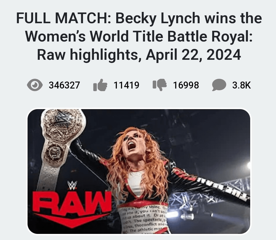 Controversy in the Ring: Becky Lynch’s Battle Royal Win Divides WWE ...