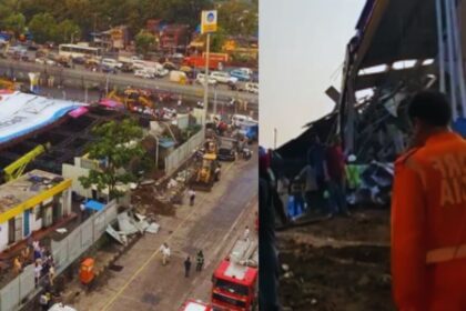 Mumbai's Rainstorm Claims Lives and Sparks Frantic Rescue Efforts Under Collapsed Billboard