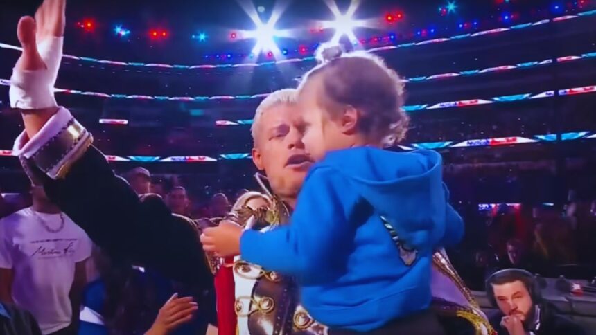 "Kindness: Cody Rhodes Surprises Fan & Son with WWE Tickets!"