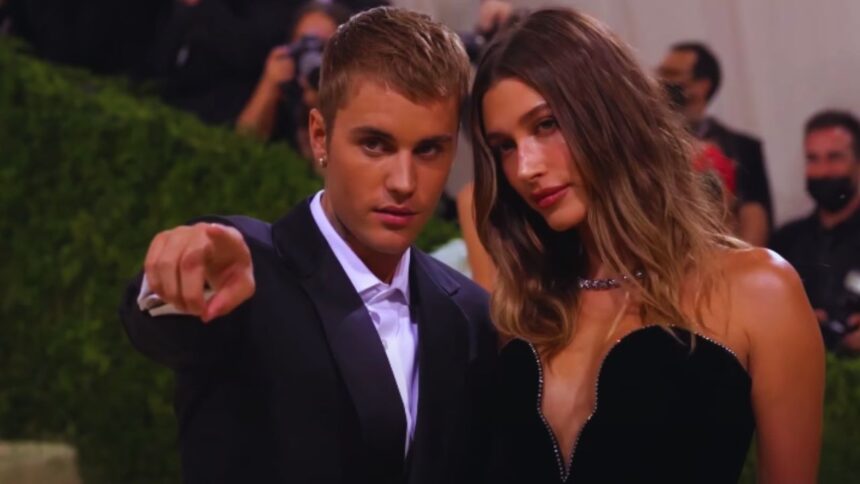 "Shocking News: Hailey Bieber's Bump Revealed in Wedding Dress - Is This the Start of Bieber Baby Fever?"