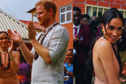 "Royal Fashion Fiasco: Meghan Markle's 'Windsor' Dress Sparks Outrage on Nigeria Trip!"