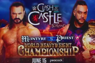 WWE’s Poster Error for Drew McIntyre vs. Damian Priest Clash