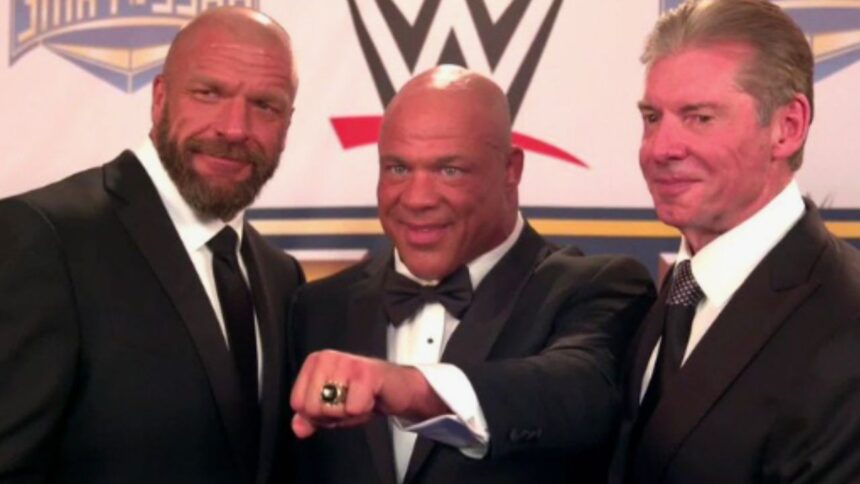 triple h vince McMahon Kurt angle