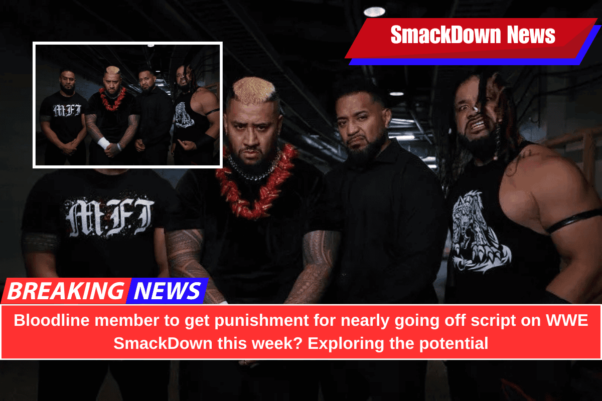 Bloodline member to get punishment for nearly going off script on WWE SmackDown this week? Exploring the potential