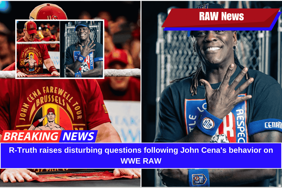 R-Truth raises disturbing questions following John Cena's behavior on WWE RAW