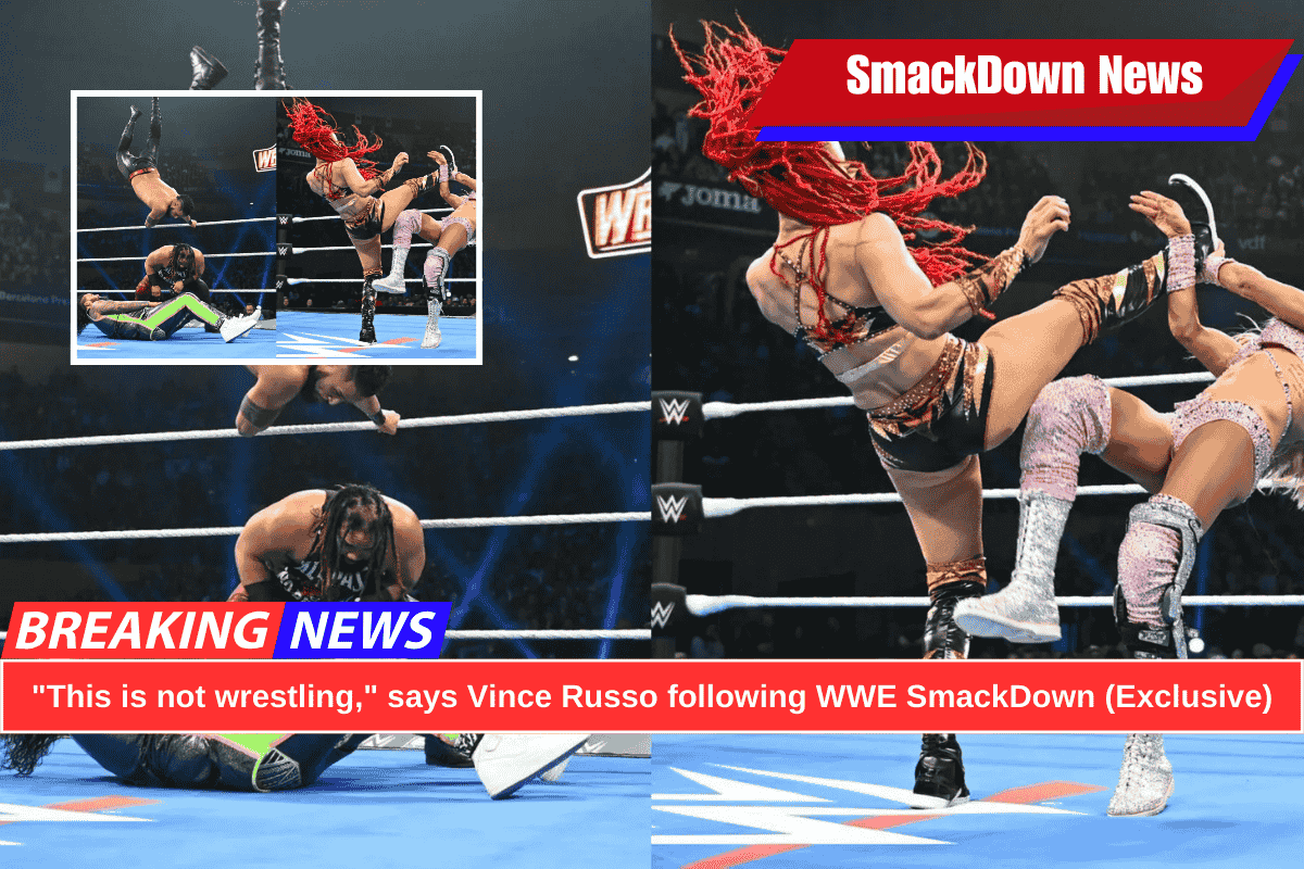 "This is not wrestling," says Vince Russo following WWE SmackDown (Exclusive)