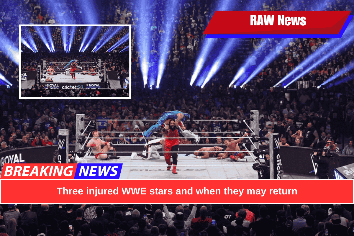 Three injured WWE stars and when they may return